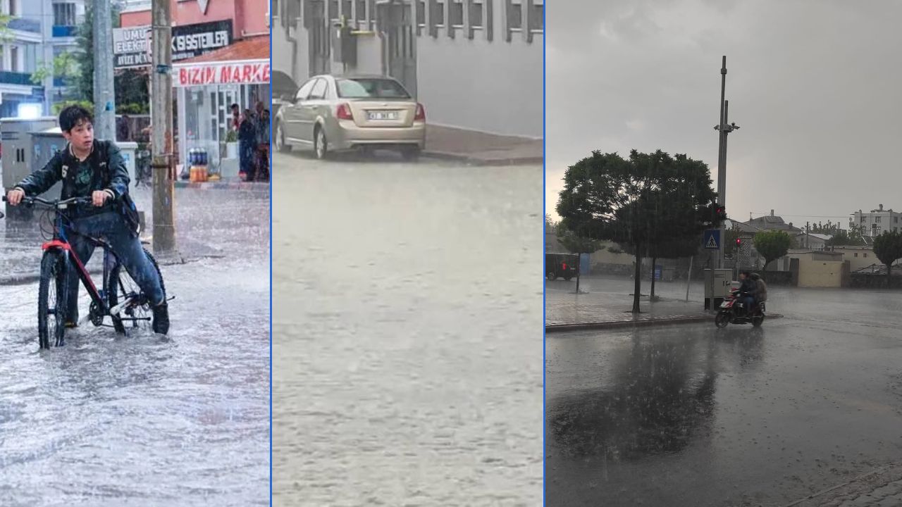 Karapınar'da Şiddetli Yağış Yaşamı Olumsuz Etkiledi