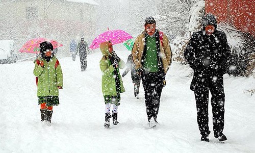 Konya'da bu ilçelerde kar tatili