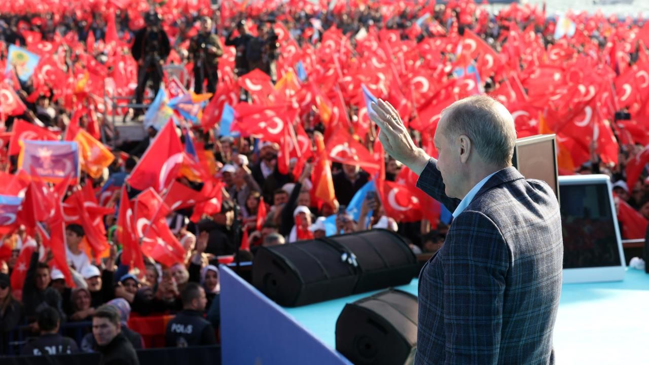 Erdoğan'ın Konya Mitinginden Kareler
