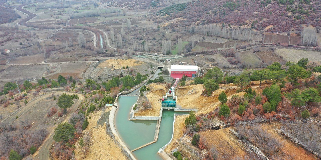 Konya'daki Bu Baraj Binlerce Hanenin Elektriğini Karşılayacak