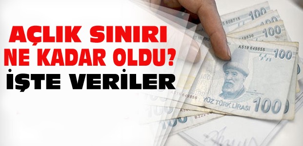 Açlık ve Yoksulluk Sınırı Açıklandı-İşte Veriler