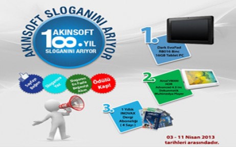 Akınsoft'tan Ödüllü Slogan Yarışması