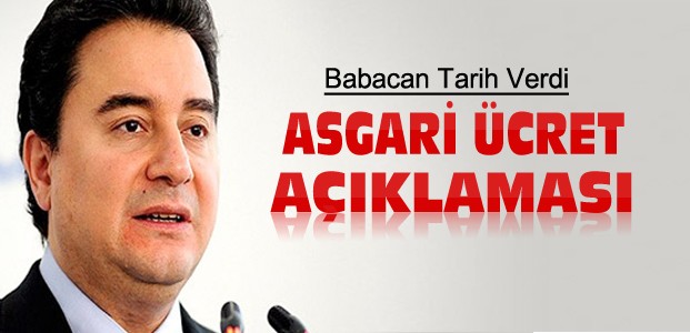 Ali Babacan'dan Asgari Ücret Açıklaması