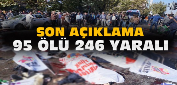 Ankara'daki Patlama:95 Ölü 246 Yaralı