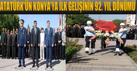 Atatürk'ün Konya'ya İlk Gelişinin 92. Yıl Dönümü