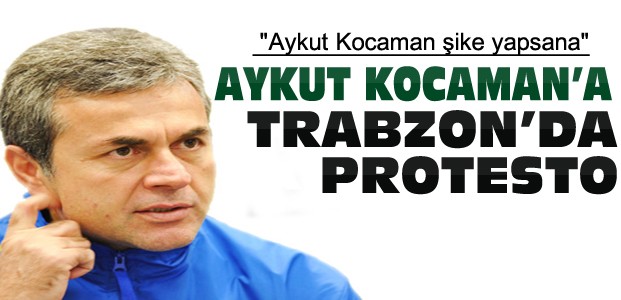 Aykut Kocaman'a Trabzon'da İlginç Tezahürat