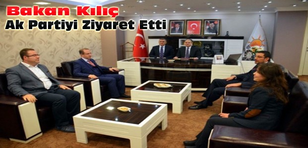 Bakan Çağatay Kılıç Konya AKP'yi Ziyaret Etti