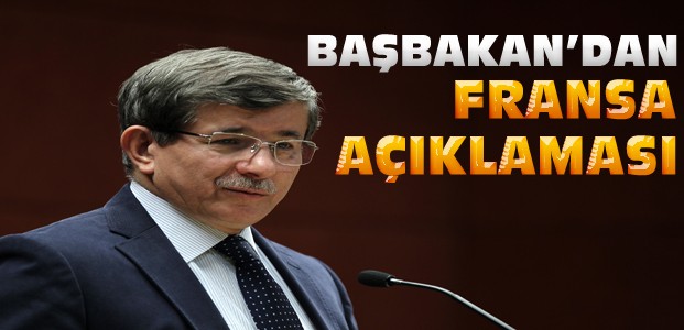 Başbakan Davutoğlu'ndan Paris Açıklaması