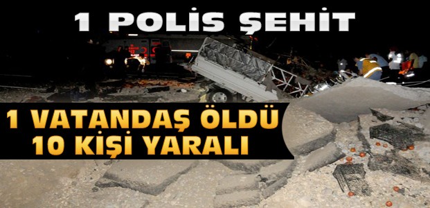 Batman'da Saldırı: 1 Polis Şehit Oldu