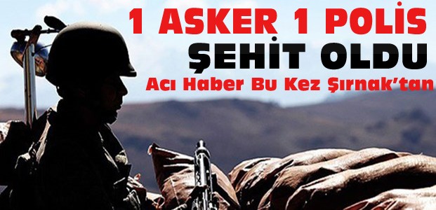 Bir Acı Haber de Şırnak'tan:2 Şehit