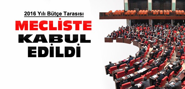 Bütçe Tasarısı TBMM'de Kabul Edildi