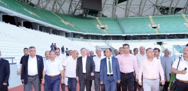 Büyükşehir Meclis Üyeleri Yeni Stadyumu Gezdi