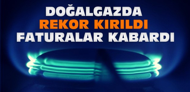 Doğalgaz Tüketiminde Rekor Kırıldı