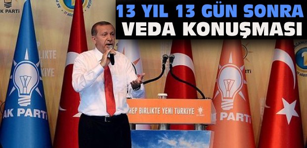 Erdoğan Kongrede Son Konuşmasını Yaptı