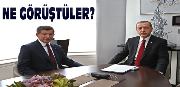 Erdoğan ve Davutoğlu Görüştü