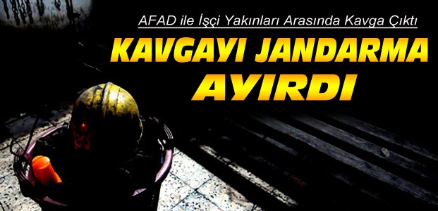 Ermenek'te İşçi Yakınlarıyla AFAD Arasında Kavga