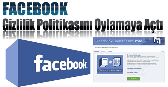 Facebook Gizlilik Politikasını Oylamaya Açtı