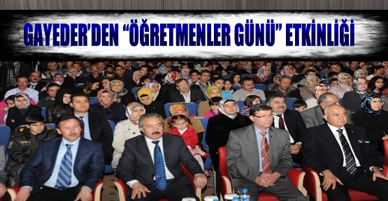 Gayeder'den Öğretmenler Günü Etkinliği