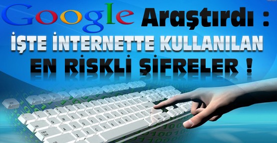 Google Araştırdı:İnternette Bu Şifreleri Kullanmayın