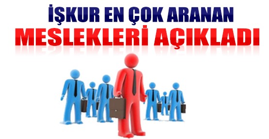 İŞKUR En Çok Aranan Meslekleri Açıkladı