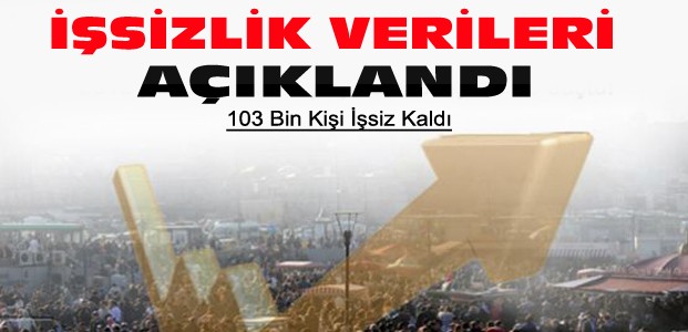 İşsizlik Rakamları Açıklandı