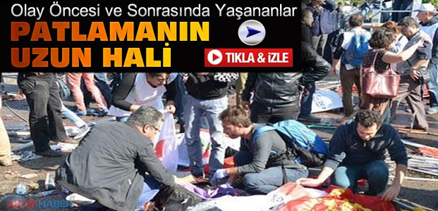 İşte Ankara'daki Patlamanın Tamamı-VİDEO