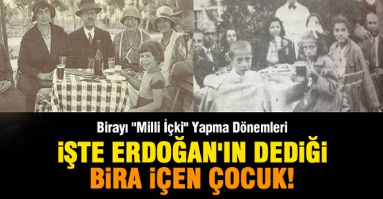 İşte Erdoğan'ın İddia Ettiği Bira İçen Çocuklar !