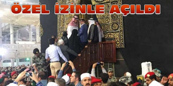 Kabe'nin Kapısı Davutoğlu İçin Açıldı