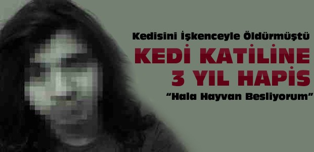 Kedisini Öldüren Can Aksoy'a Hapis Cezası