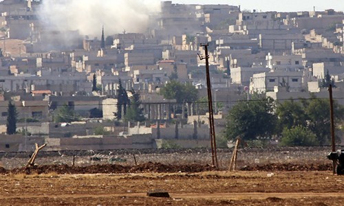 Kobani'de Şiddetli Çatışma