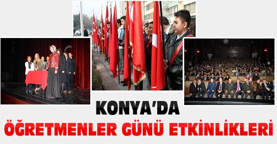 Konya'da 24 Kasım Öğretmenler Günü Böyle Kutlandı