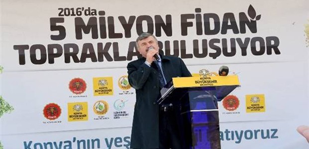 Konya'da 5 milyon fidan toprakla buluşacak