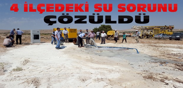 Konya'nın 4 İlçesindeki Su Sorunu Çözüldü