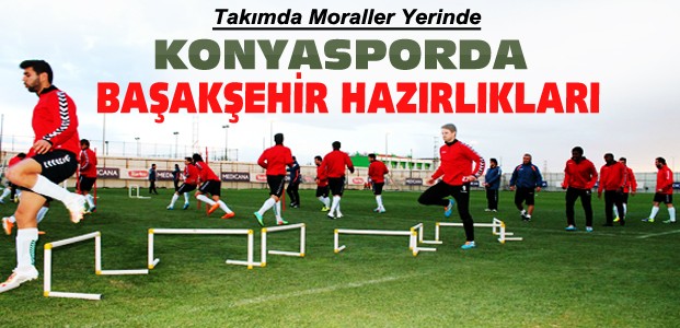 Konyaspor Başakşehir Maçına Hazırlanıyor