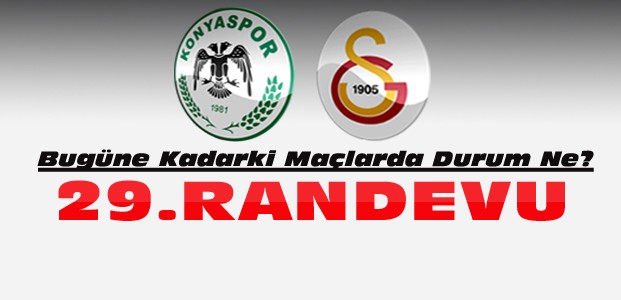 Konyaspor Galatasaray ile 29.Randevusunda