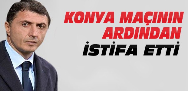 Konyaspor Maçının Ardından Şota istifa Etti