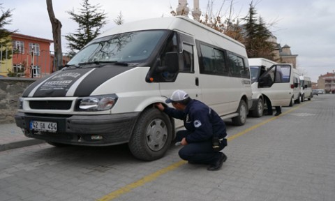 Kulu'da Kış Lastiği Denetimleri