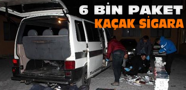 Minibüsteki Zuladan Kaçak Sigara Çıktı