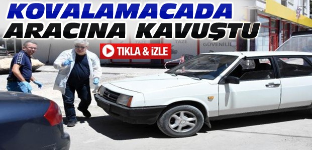 Otomobiline Kovalamaca Sonucu Kavuştu-VİDEO