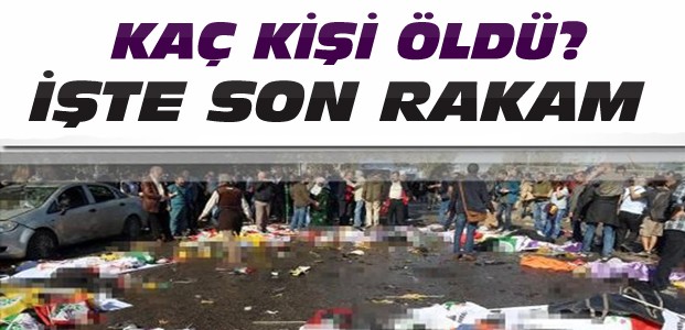 Patlamada Ölenlerin Sayısı Yükseldi