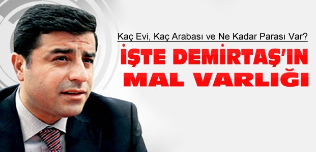 Selahattin Demirtaş Mal Bildiriminde Bulundu