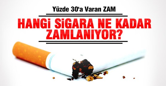 Sigaraya Zam Geliyor! Hangi Sigara Ne Kadar Olacak?