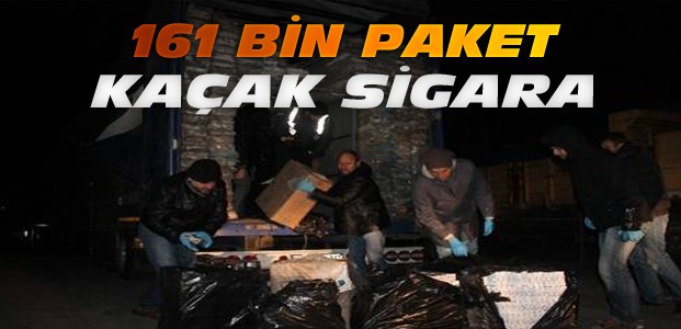 TIR'da Gümrük Kaçağı Sigara Ele Geçirildi