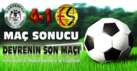 Torku Konyaspor-Eskişehirspor Maç Sonucu