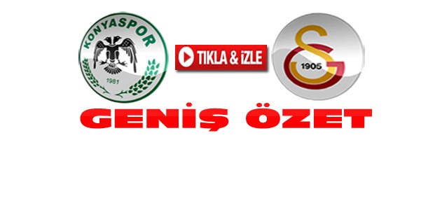 Torku Konyaspor-Galatasaray-ÖZET-VİDEO