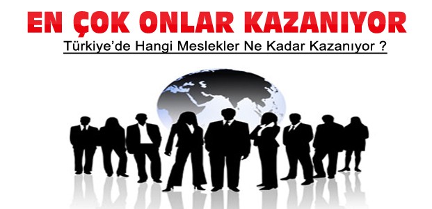 Türkiye'de En Çok Parayı Bu Meslekler Kazanıyor