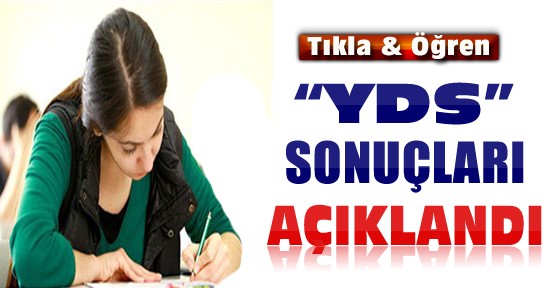 YDS Güz Dönemi Sonuçları Açıklandı-Tıkla Öğren